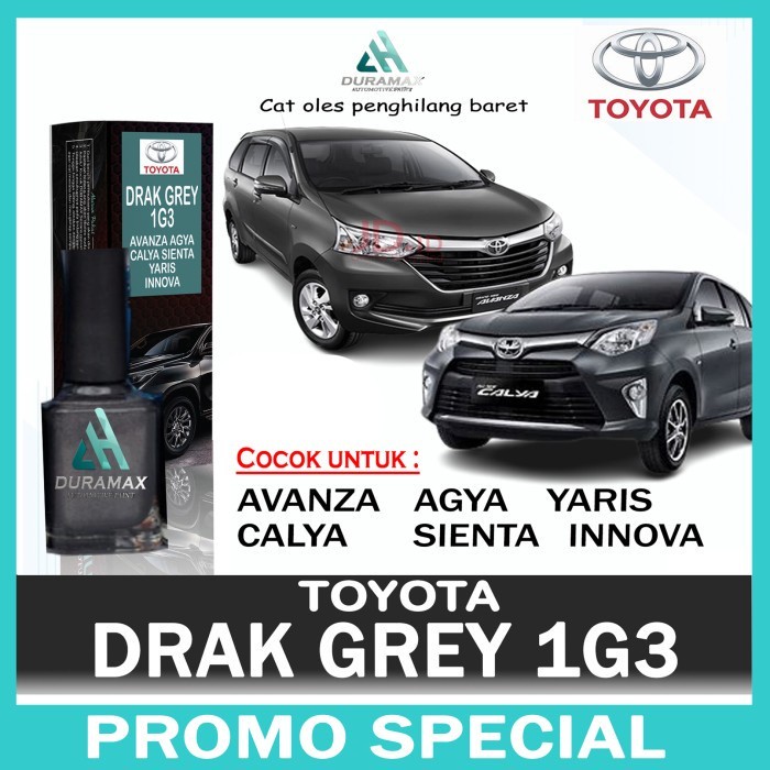 Jual Cat Oles Mobil 1G3 Dark Grey Mica Metalic - Toyota Innova, Avanza ...