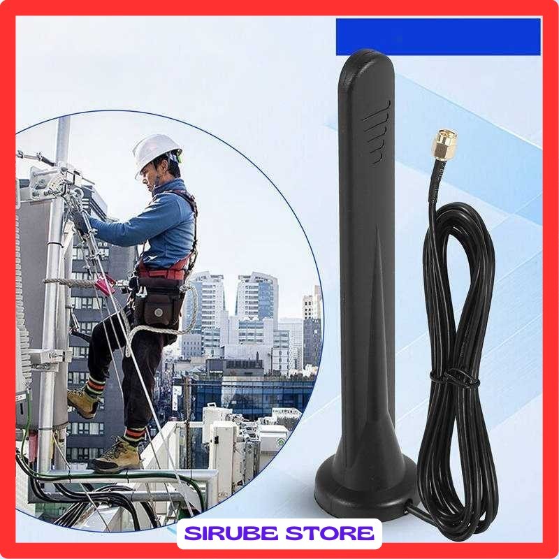 Jual Antena Router WiFi Outdoor Waterproof Magnetic 5G SMA Male 15dBi ...