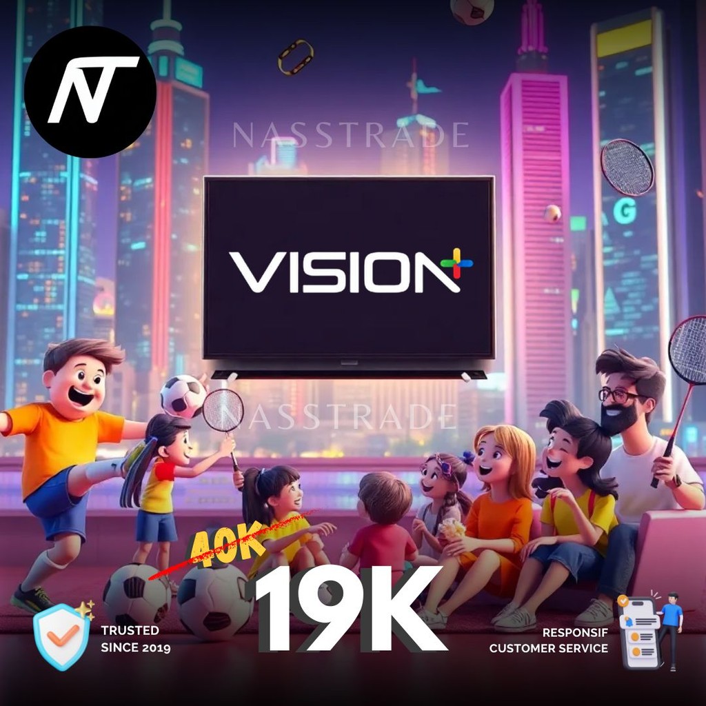 Jual VISION+ PREMIUM SPORT BERGARANSI N2 | Shopee Indonesia