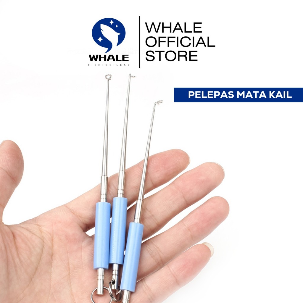 Jual WHALE Pelepas kail pancing / hook remover steinlis bungkus tabung ...