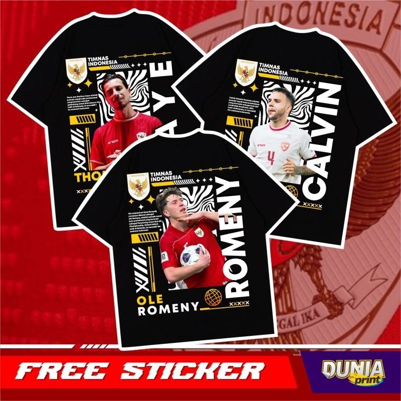 Jual (free sticker dan gantungan kunci)KAOS BOLA PEMAIN TIMNAS ...