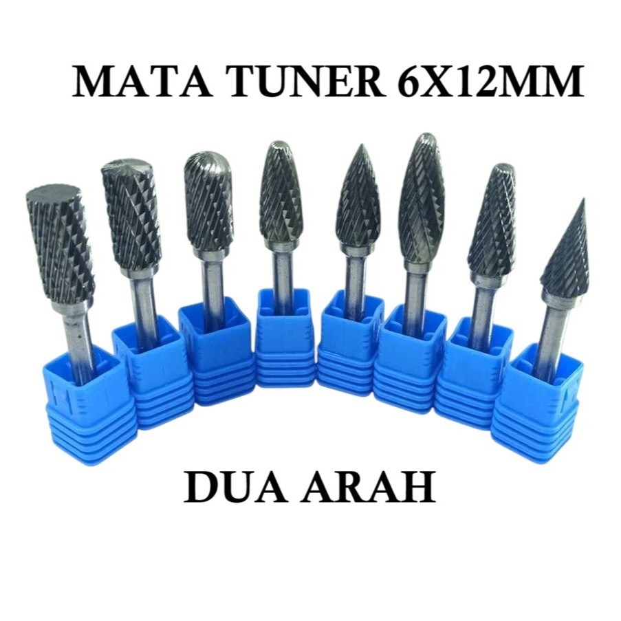 Jual Mata Tuner 6x12mm Carbide Rotary Mata Bor Tuner 6 x 12 MM | Shopee ...