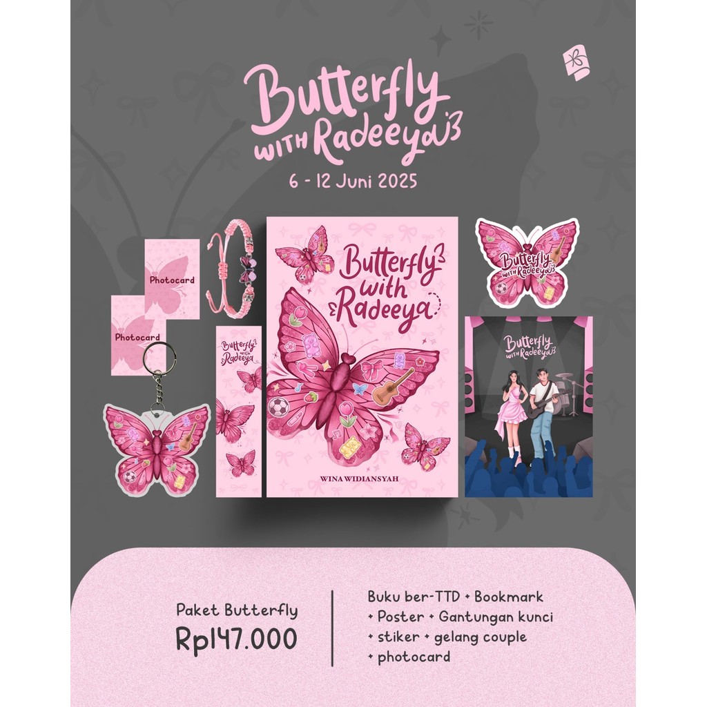 Jual [Bukune] Butterfly with Radeeya by Wina Widiansyah - Fiksi AU ...