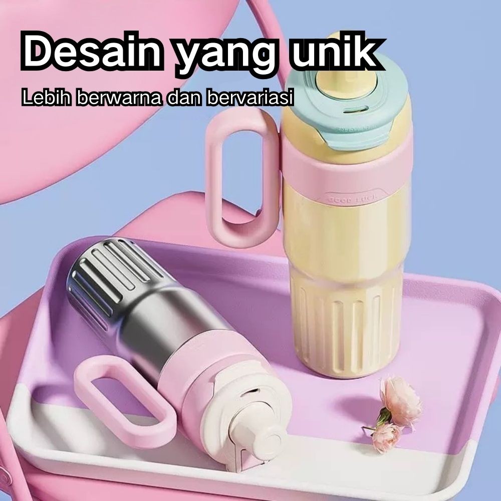 Jual Besi 780ML Kapasitas Minum Tumbler Aesthetic Besar Kapasitas Botol ...