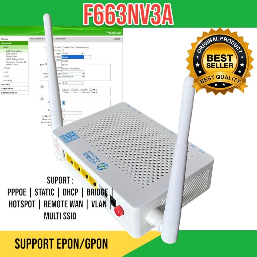 Jual Xpon F663nv3a Second bisa Epon Gpon router ont onu | Shopee Indonesia