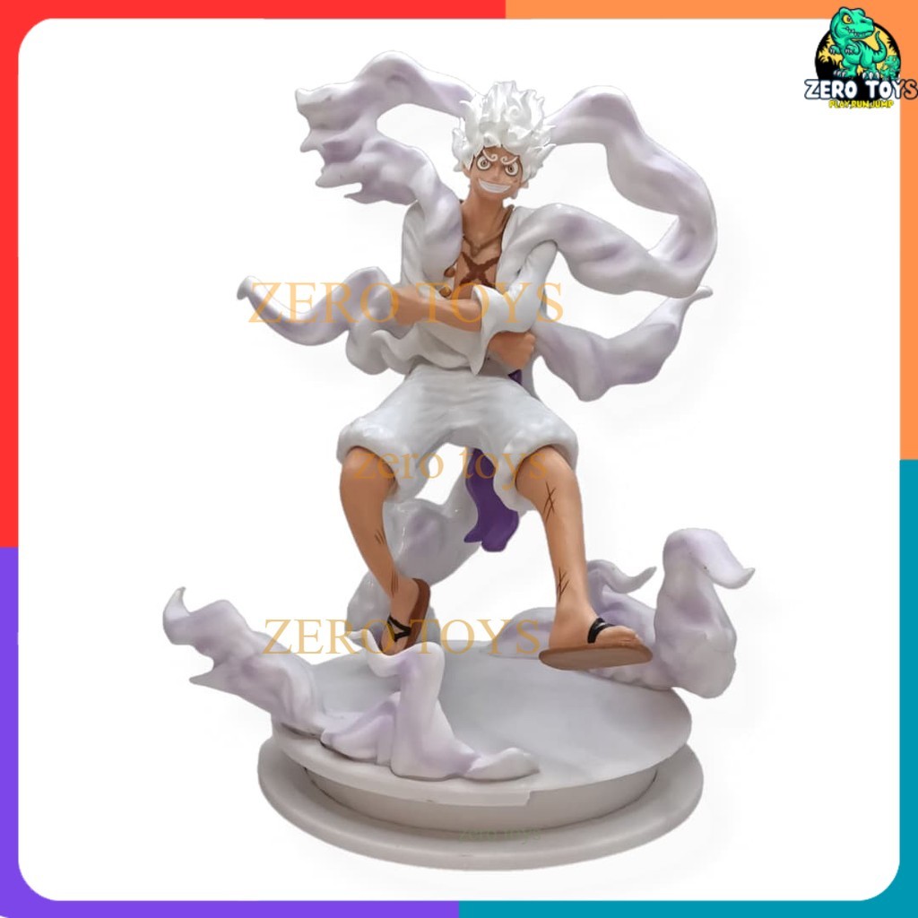 Minifigurine Custom One Piece (Luffy V1) En Brique Orange - Pièce Unique 3rd Party