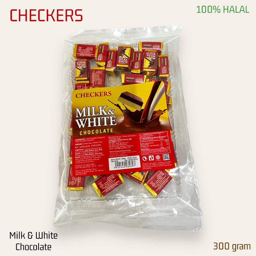 Jual Cokelat CHECKERS Mini Chunky 300g / CHECKERS Chocolate Malaysia ...
