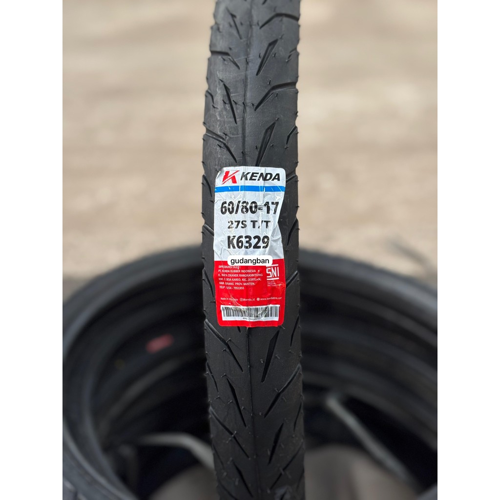 Jual [ sepasang / satuan ] K6329 TUBETYPE ~ 60 80 17 KENDA Motor Bebek ...