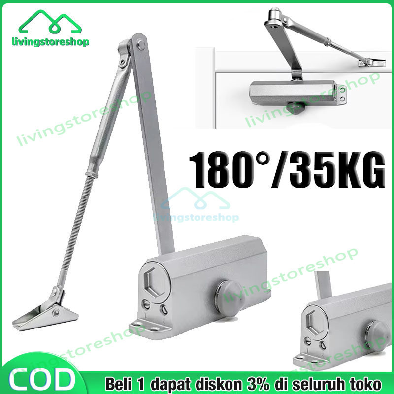 Jual Automatic Door Closer Hydraulic Spring Door Closer for 25-85kg ...