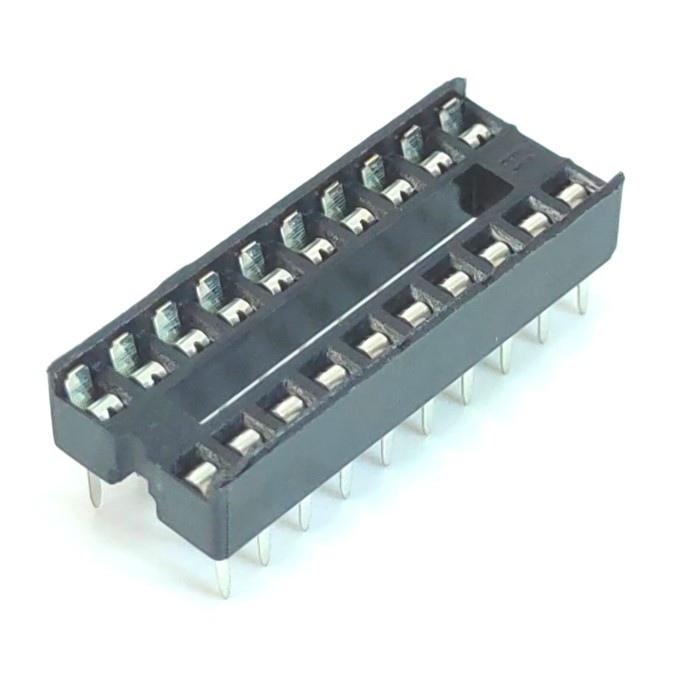 Jual Socket IC DIP20 DIP-20 soket IC DIP 20 pin 20P Square Pitch 2.54mm ...