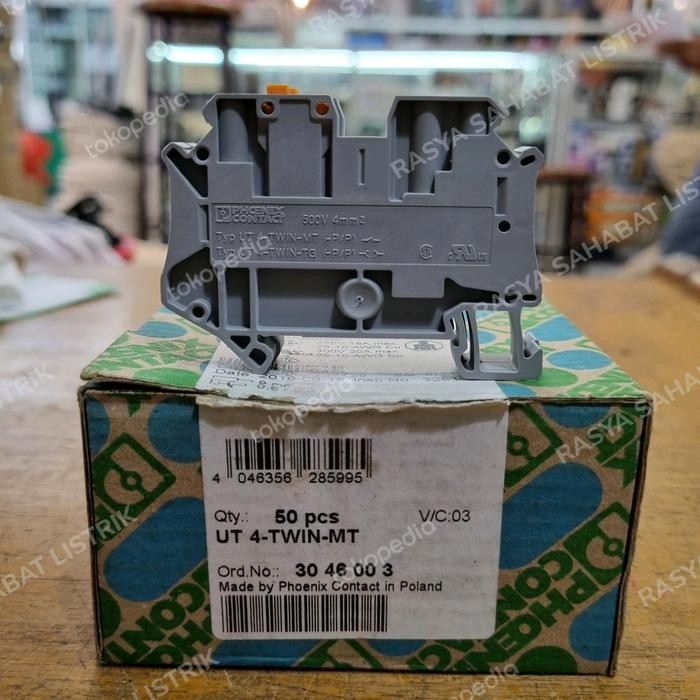 Jual TERMINAL PHOENIX CONTACT UT4-TWIN-MT UT 4-TWIN-MT | Shopee Indonesia