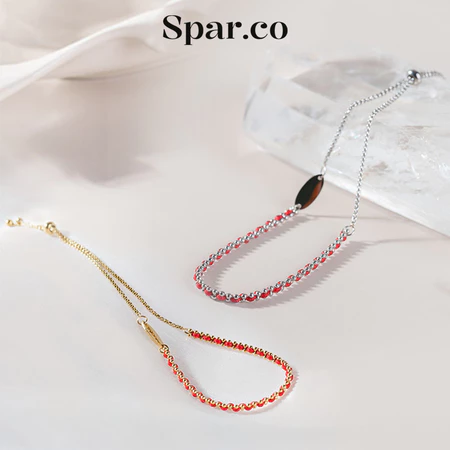 Gelang Rantai Serut Titanium