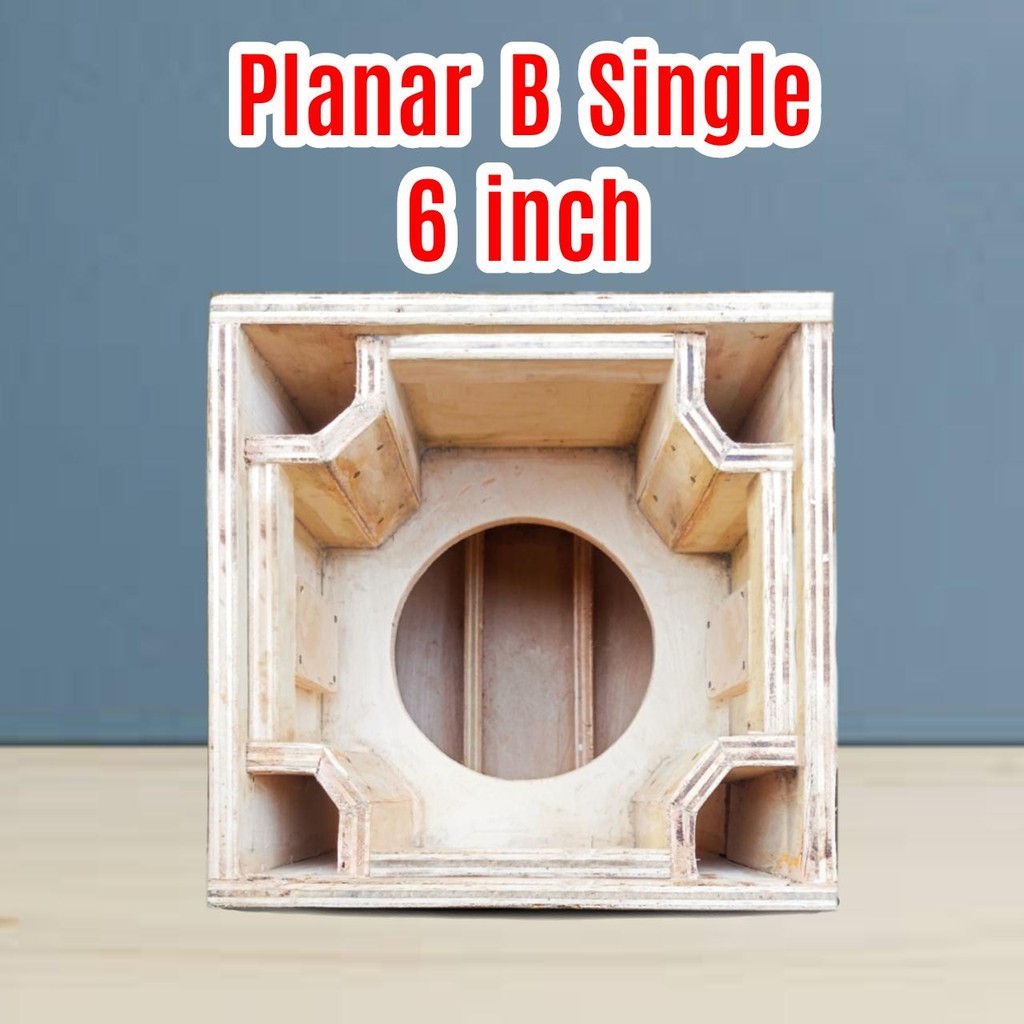 Jual Box Speaker Planar 6 inch Single Tebal 12 mm cocok untuk paket ...