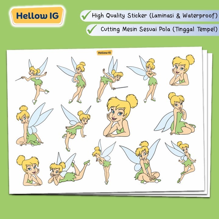 Jual STICKER PACK TINKERBELL| STIKER TINKER BELL DISNEY BOTOL ...