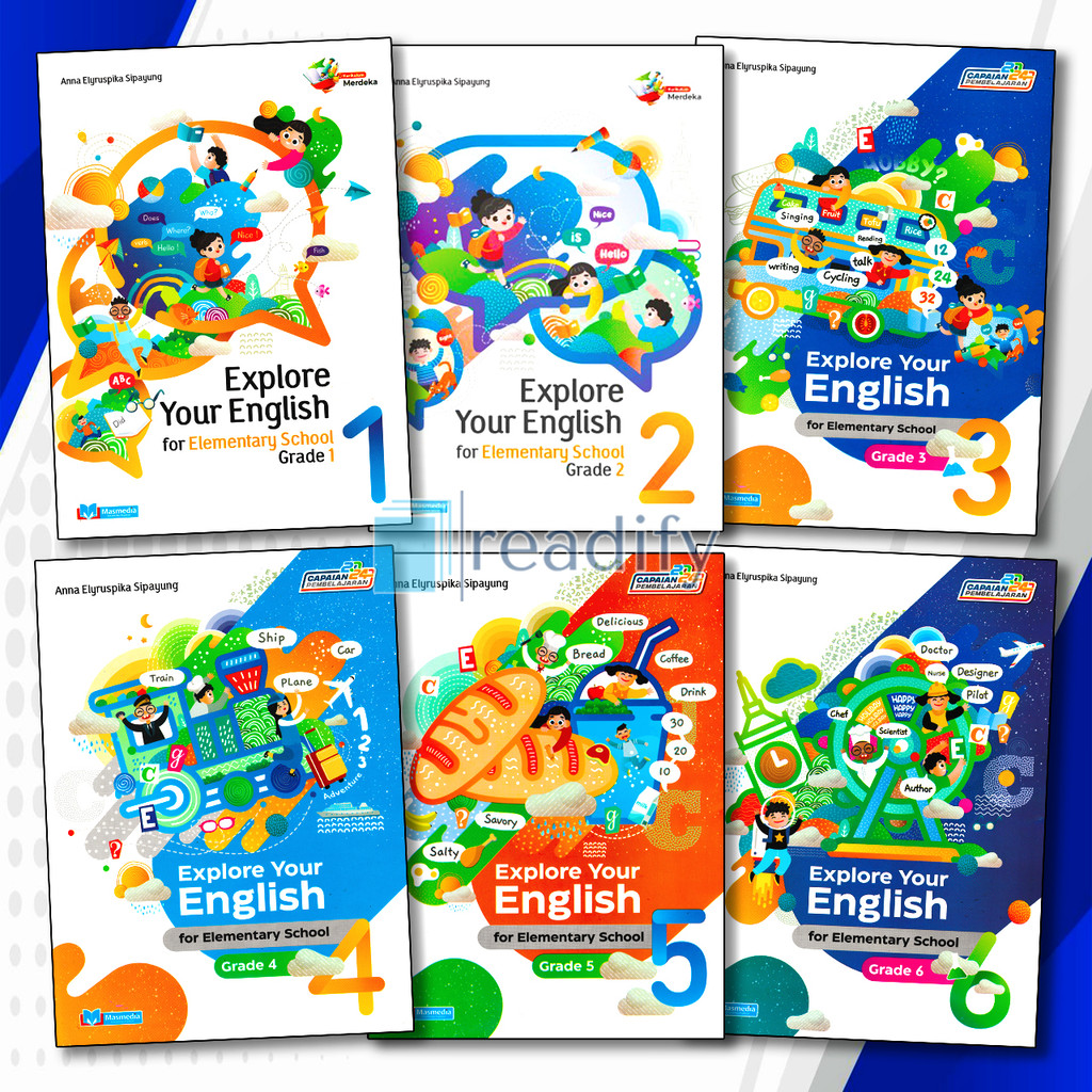 Jual Bahasa Inggris Kelas 1 2 3 4 5 6 SD/MI Masmedia Kurikulum Merdeka ...