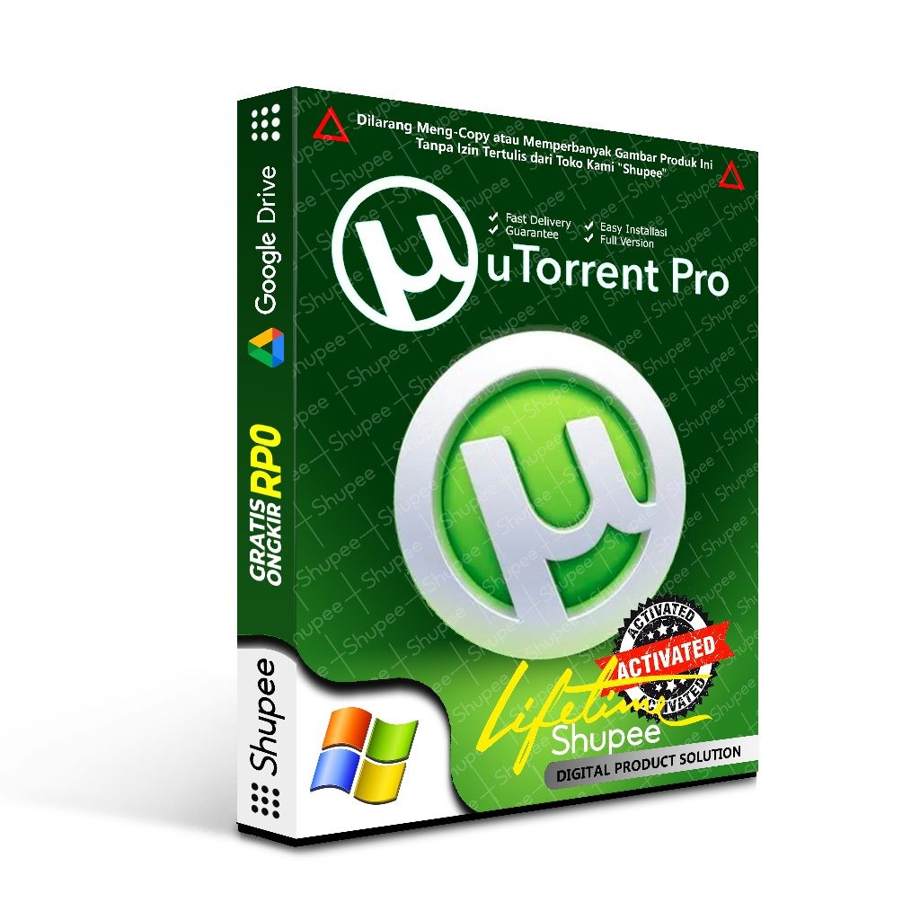 Jual uTorrent Pro For Win Mac + Portable Shopee Indonesia