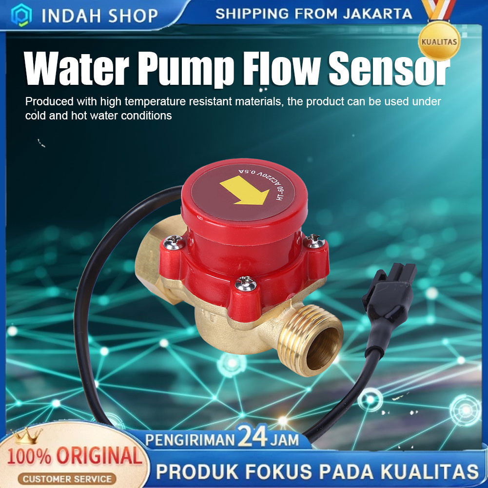 Jual Water Flow Switch 3/4" X 1/2" Saklar Otomatis Pompa Airer Tekanan ...