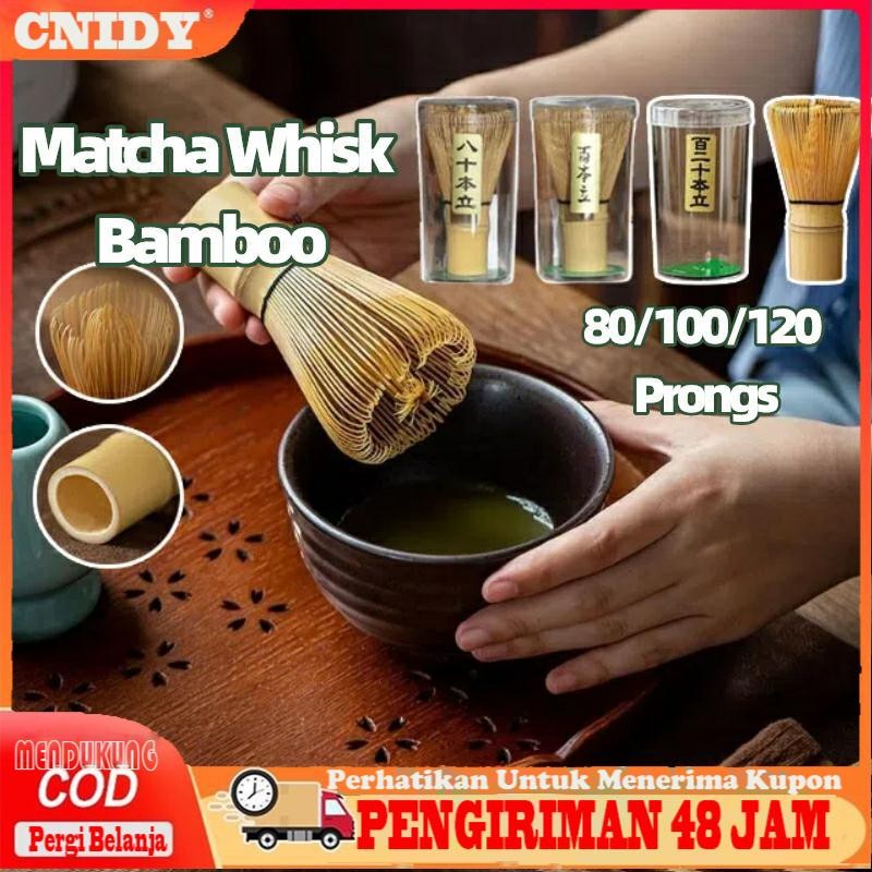 Bamboo Matcha Whisk 100 Prongs Handmade Chasen Brush For Matcha Green Tea No Paint Polish Whisk Holder Kitchen Gadget Gift