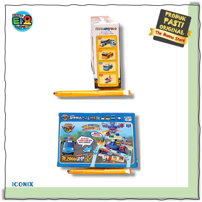 Jual ONES Iconix Tayo The Little Bus Minicar Bus Set 13th Airport Set ...