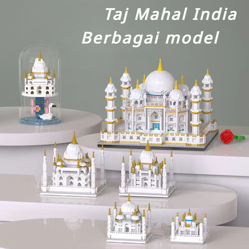Jual prabuaranSHOPRhaast Mainan Bricks NanoBlock 1144pcs Taj Mahal ...
