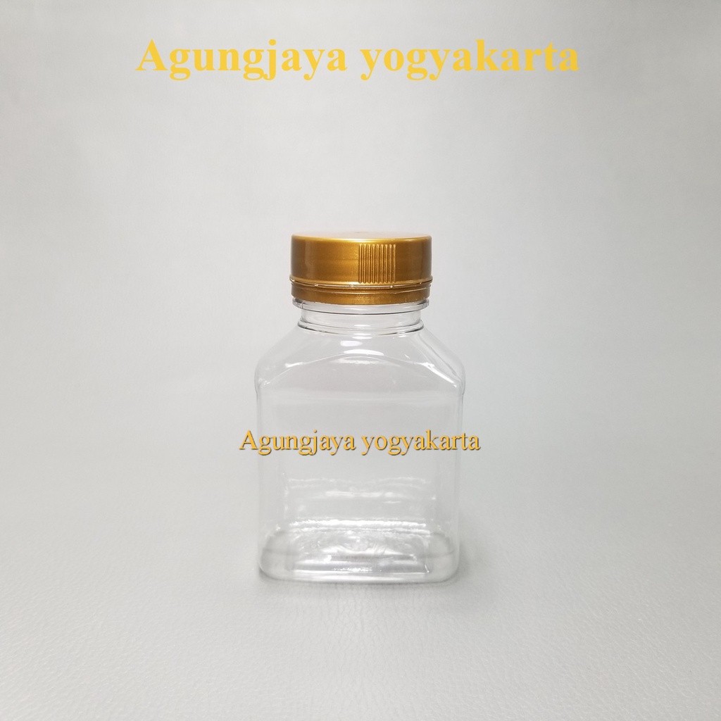 Jual Botol Plastik 150 ml SQ Kotak Natural / Botol Plastik / Botol Obat ...
