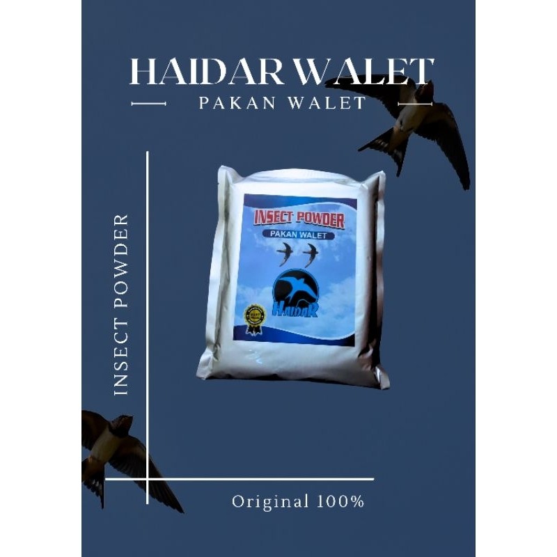 Jual HAIDAR WALET - INSECT POWDER | PAKAN WALET | Shopee Indonesia