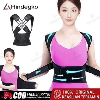 Hindegko Back Brace Alat Terapi Penegak Korset Punggung Posture Corrector Back Support Penyangga Penegak Alat Terapi Pelurus Back Support