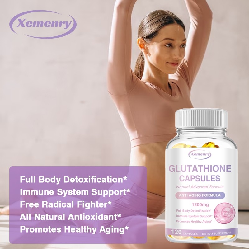 xemenry glutathione Jual Xemenry Glutathione Capsules 1200mg Promote brain health, fight aging,  reduce wrinkles 120pcs Kapsul Glutathione Meningkatkan kesehatan otak,  melawan penuaan, mengurangi kerutan
