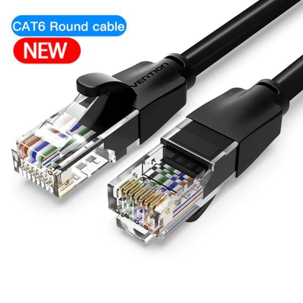 Jual Vention IBE 30M Kabel Lan RJ45 Cat6 Cat.6 Gigabit UTP - IBE Black ...