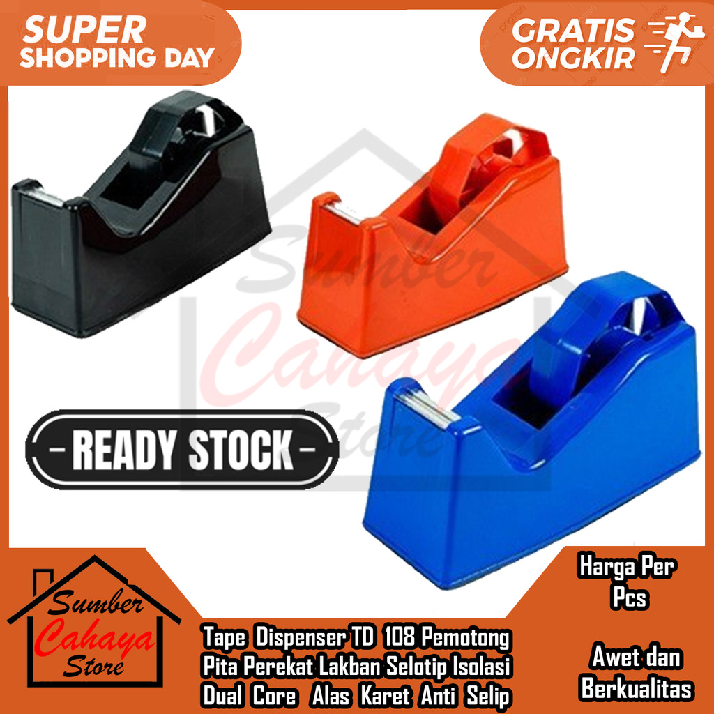 Jual JK Tape Dispenser Td 103 Cutter Pemotong Isolasi Besar Lakban ...