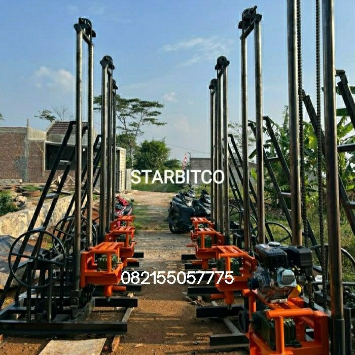 Jual mesin bor sumur air tanah model Power Rig Stir setir | Shopee ...