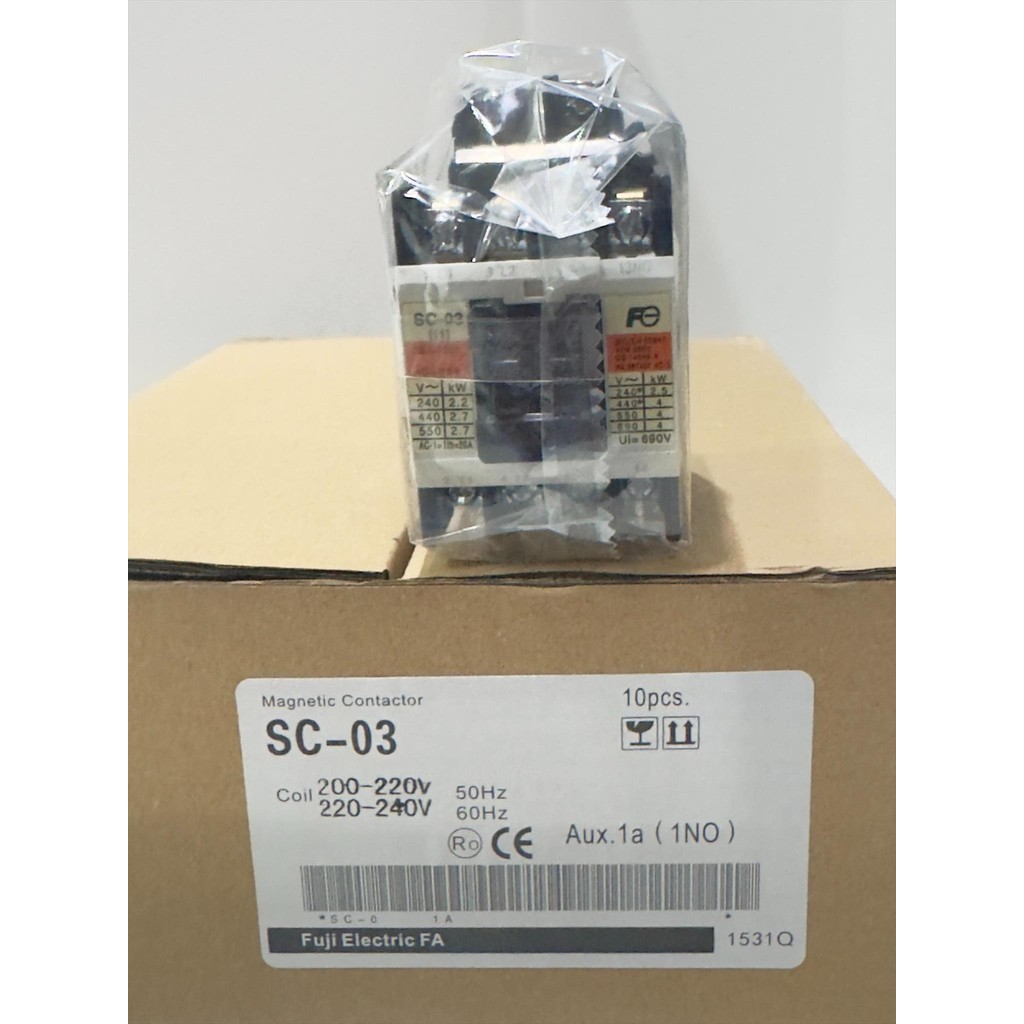 Jual GARANSI READY CONTACTOR FUJI ELECTRIC SC-03 / SC03 / SC 03 / SC 0 ...