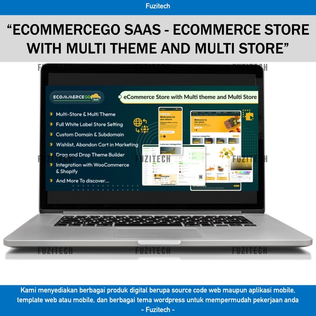 Jual SOURCE CODE APLIKASI WEB ECOMMERCEGO SAAS - ECOMMERCE STORE WITH ...