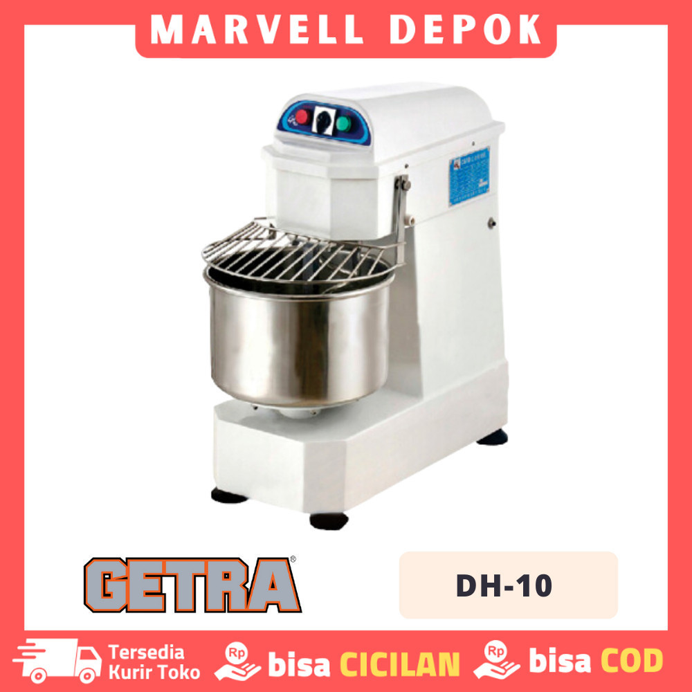 Jual MIXER SPIRAL GETRA DH-10 MIXER ROTI DONAT ADONAN 6KG SPIRAL MIXER ...