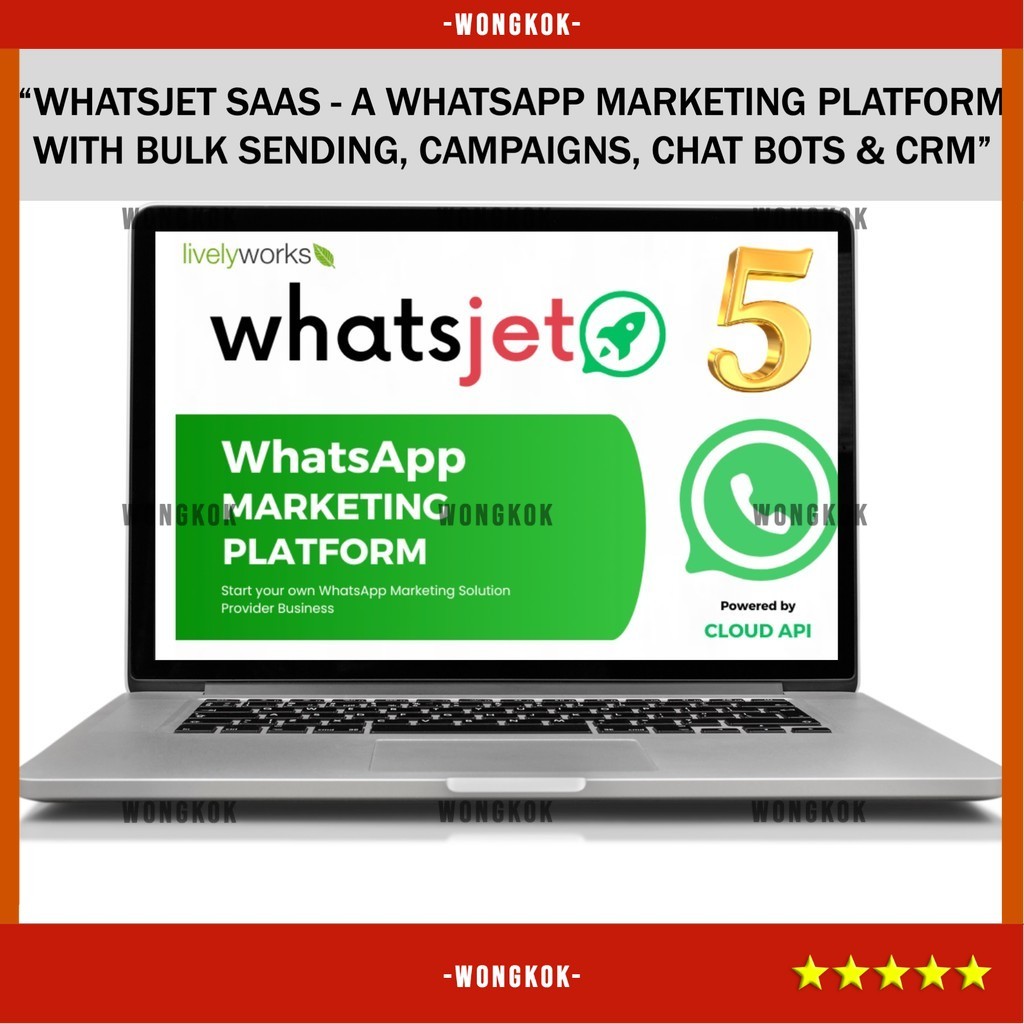 Jual SOURCE CODE APLIKASI WEB WHATSJET SAAS - A WHATSAPP MARKETING ...