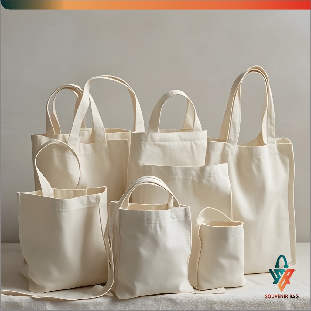 Tote Bag Tas Blacu Polos Kuat Kanvas Type Portrait Broken White Tas Belanja Murah