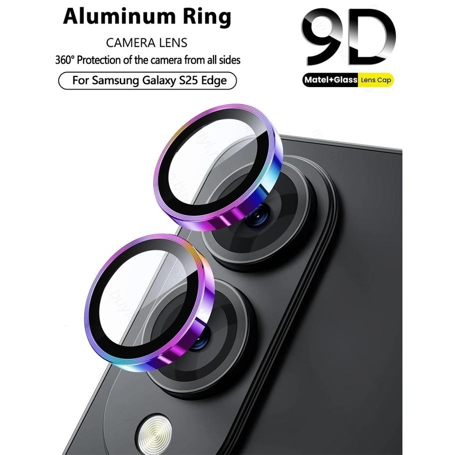 Jual Samsung Galaxy S25 Edge 5G Metal Lens Ring Camera Protector ...
