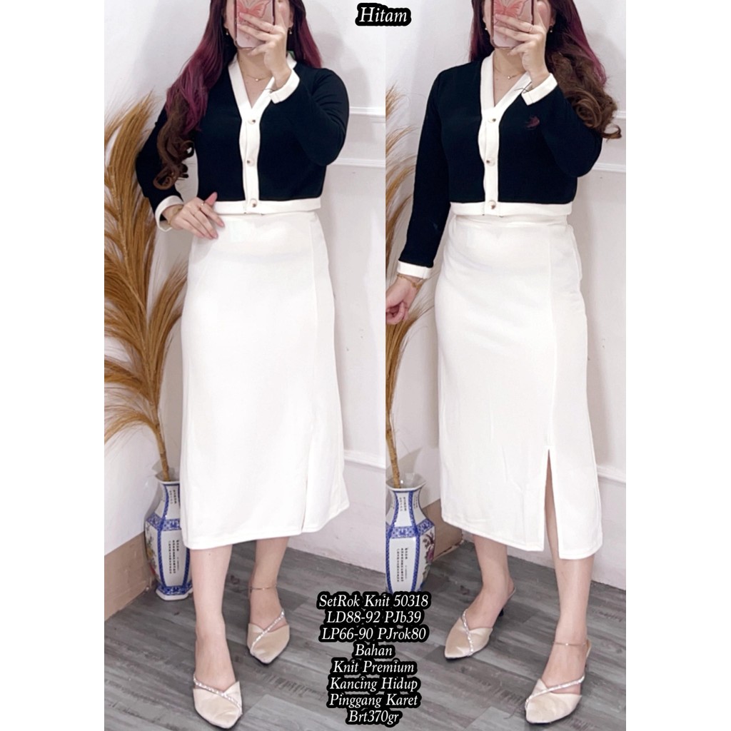 Jual NEW SET ROK KNIT 50318 370GRAM#REALPICT | Shopee Indonesia
