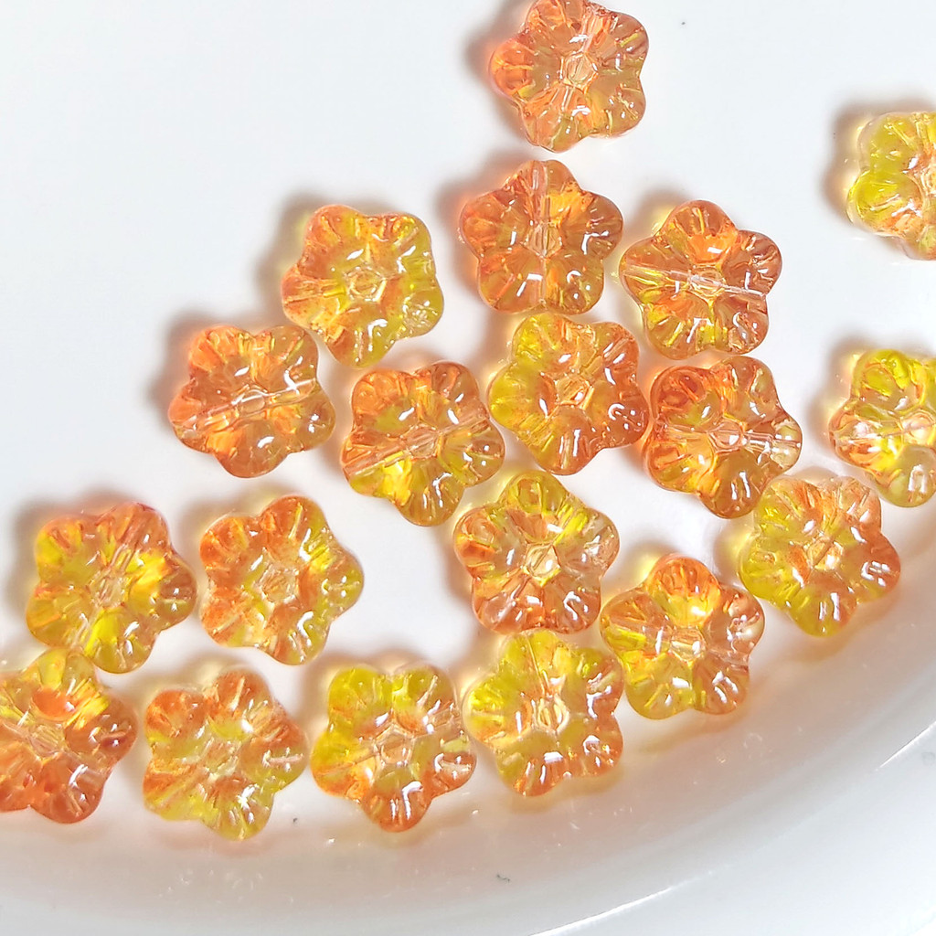 Jual Biizu Beads 10 Pcs Manik-manik Kaca Genuine Glass Beads