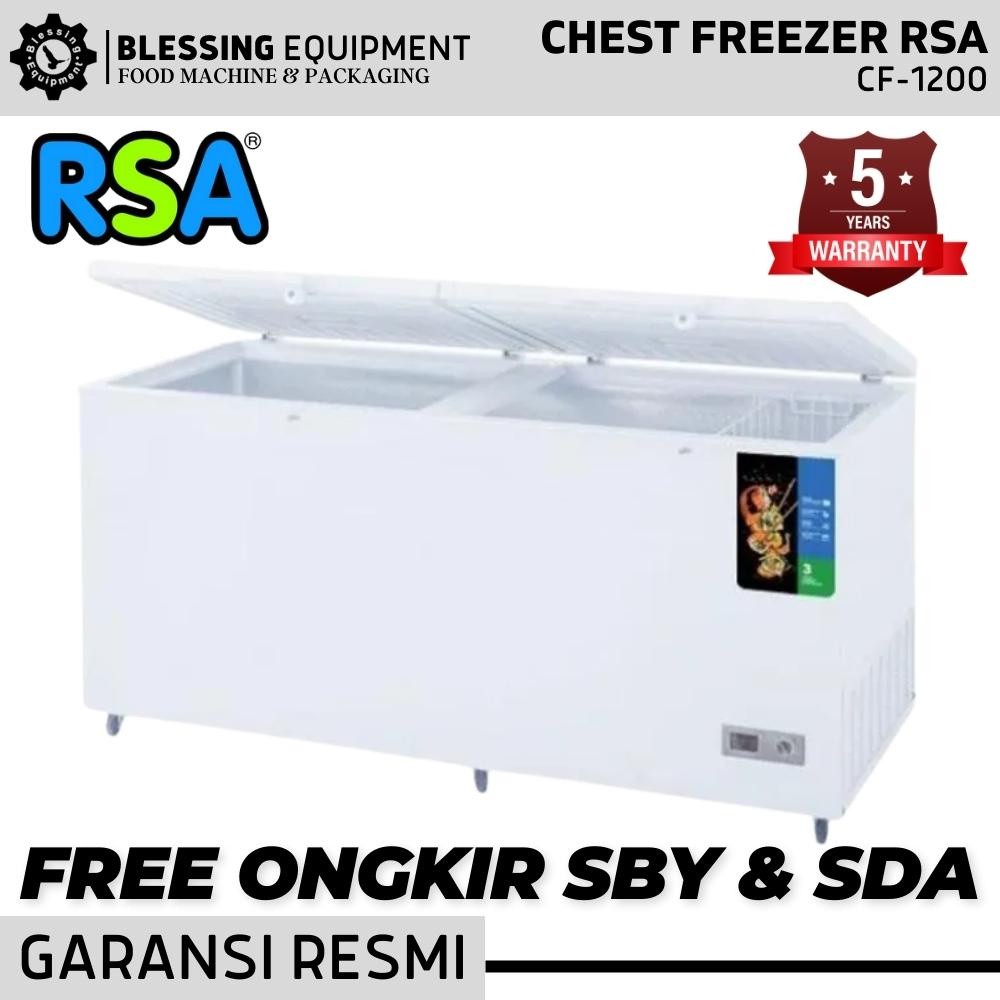 Jual CF-1200 Chest Freezer 1050 Liter RSA Original | Shopee Indonesia