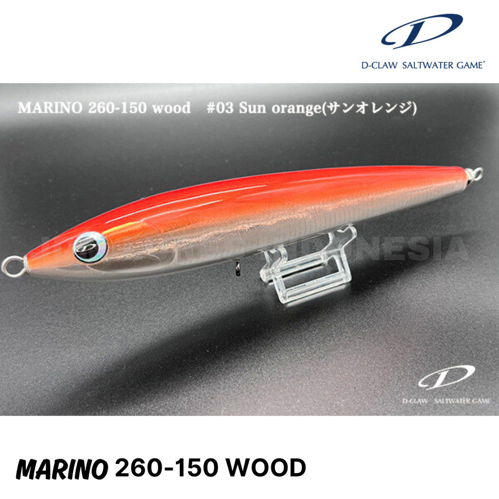 Jual D-Claw MARINO 260-150 Wood Floating Stickbait 150g 260mm