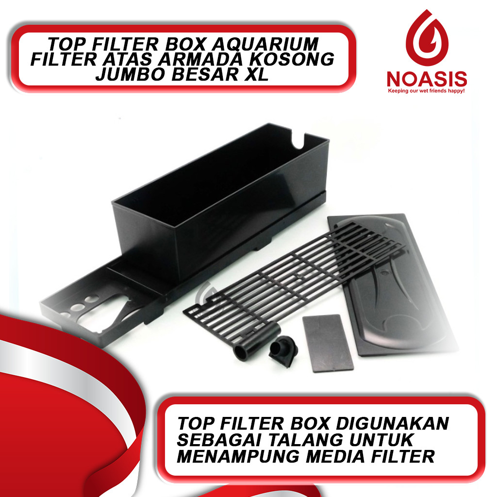 Jual TOP FILTER BOX AQUARIUM FILTER ATAS ARMADA KOSONG JUMBO BESAR XL ...