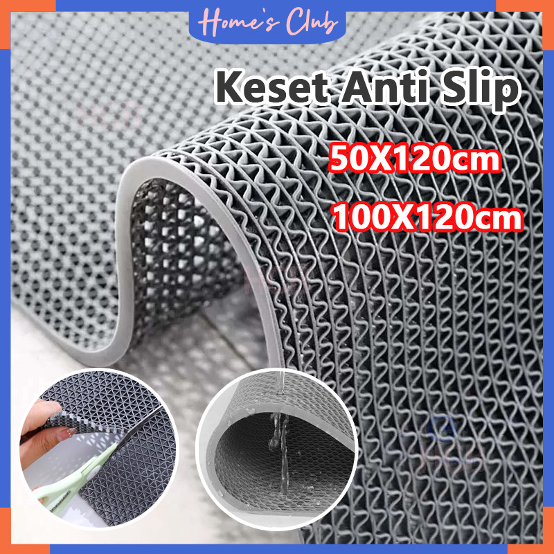 Jual Keset Kamar Mandi PVC 100cmX120cm / Keset Anti Slip / Keset PVC ...