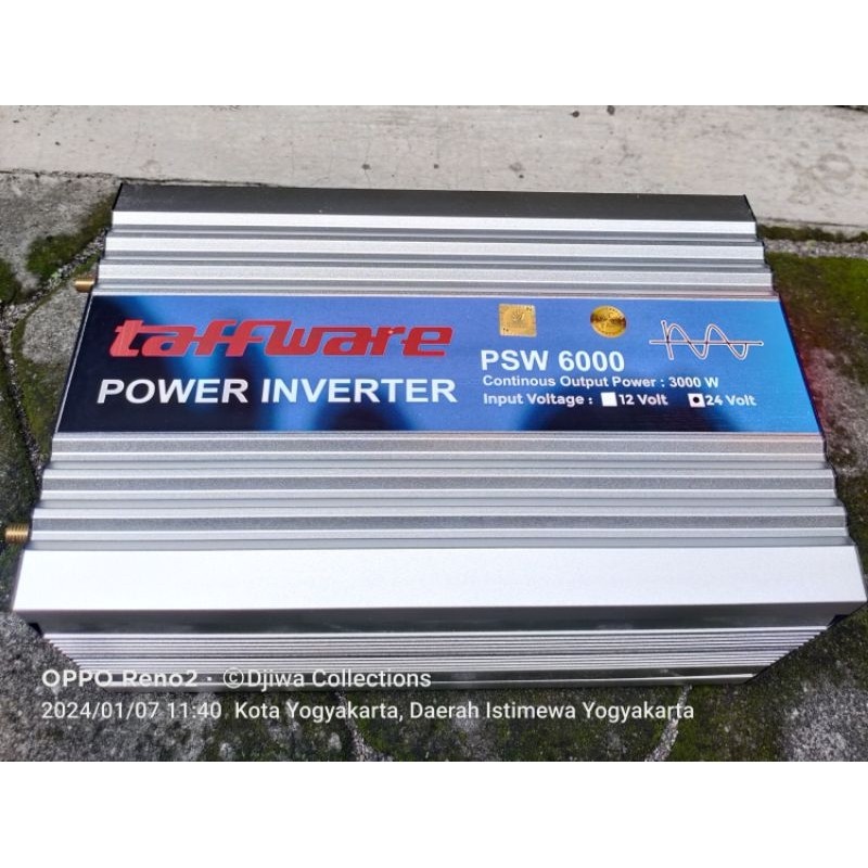 Jual ORIGINAL - Power Inverter TAFFWARE PSW 6000 Watt, Inverter 12 Volt ...