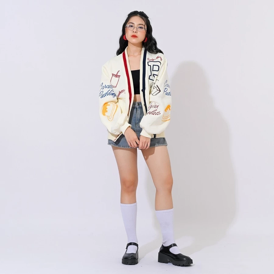Cardigan Wanita Caramel