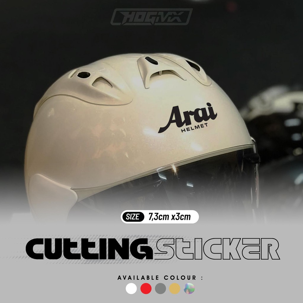 Jual Stiker Helm Arai Helmet Cutting Sticker | Shopee Indonesia