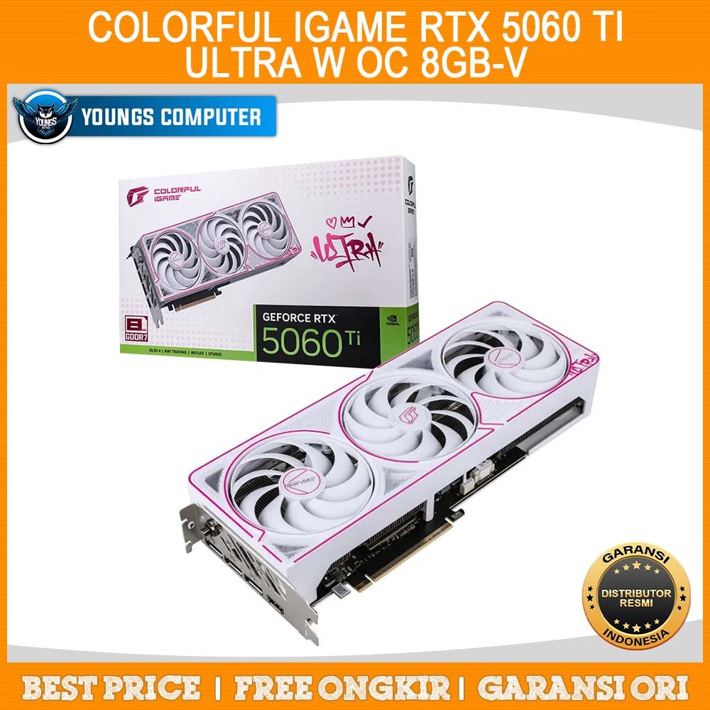 Jual VGA COLORFUL iGame RTX 5060 Ti Ultra W OC 8GB-V | RTX5060Ti 8GB ...