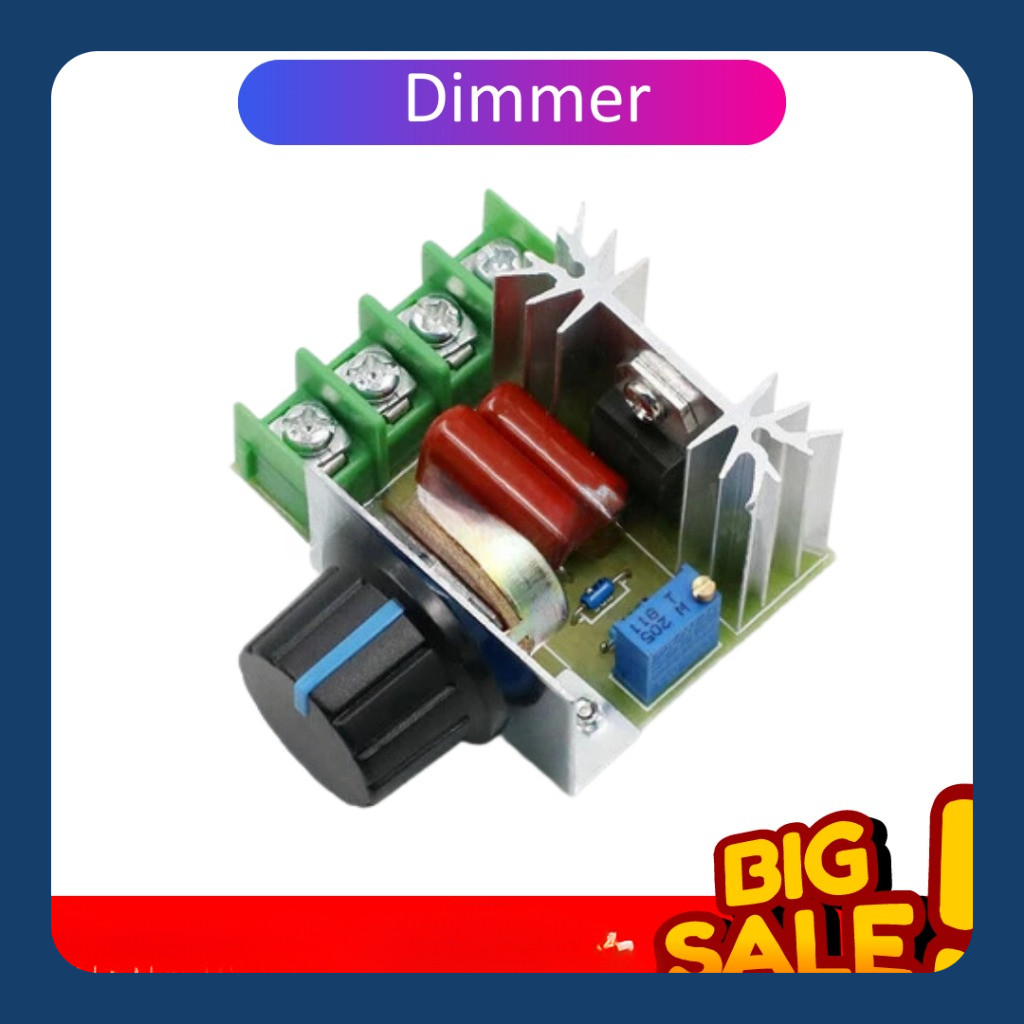 Jual SASUMA Dimmer SCR 2000W Motor Speed Controller 220V AC PWM ...