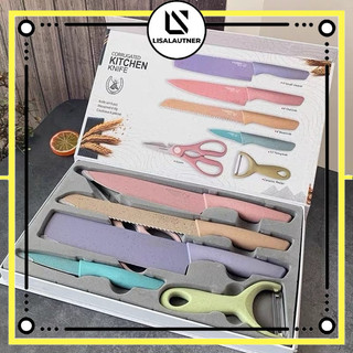 Set Pisau Dapur 6 in 1