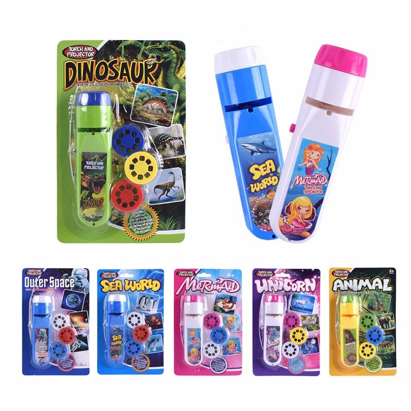 Jual Mainan Projector flashlight/ Torch And Projector | Shopee Indonesia